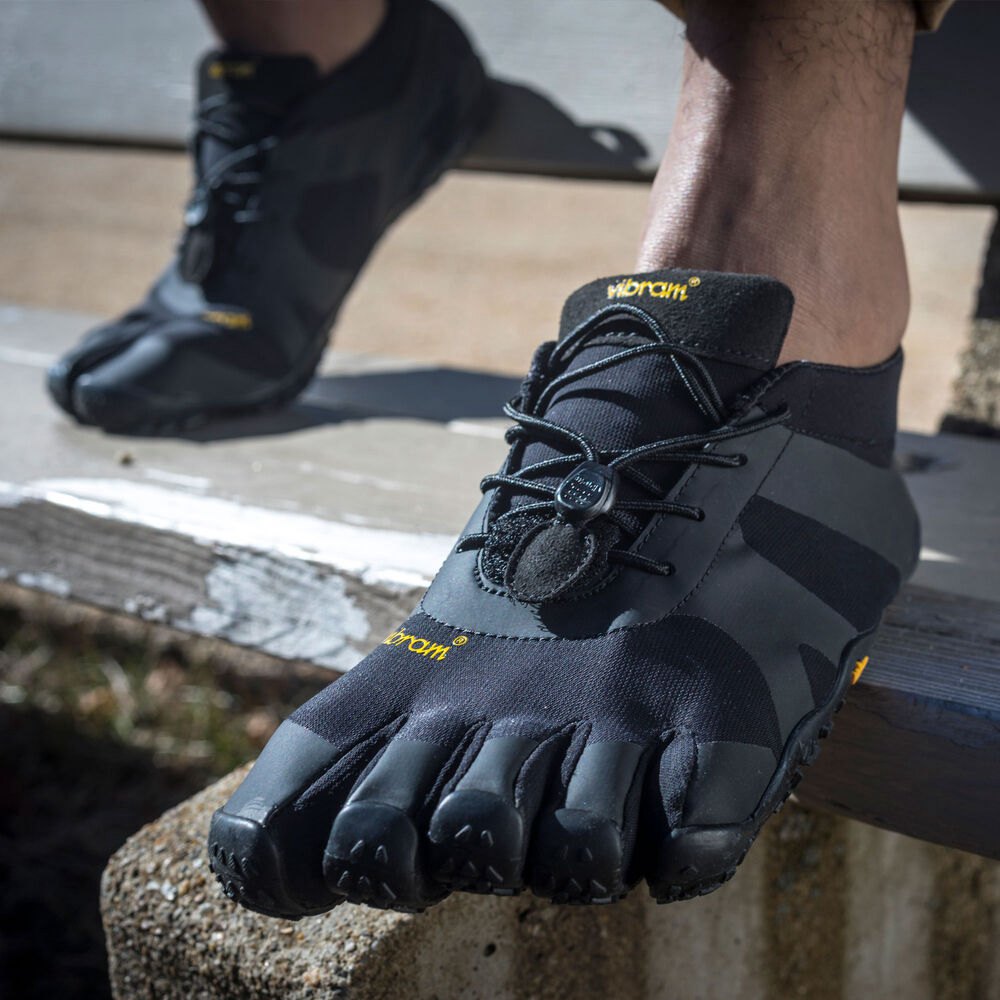 Zapatos De Trail Hombre Negros - FiveFingers V-Alpha - GVIYBC-759